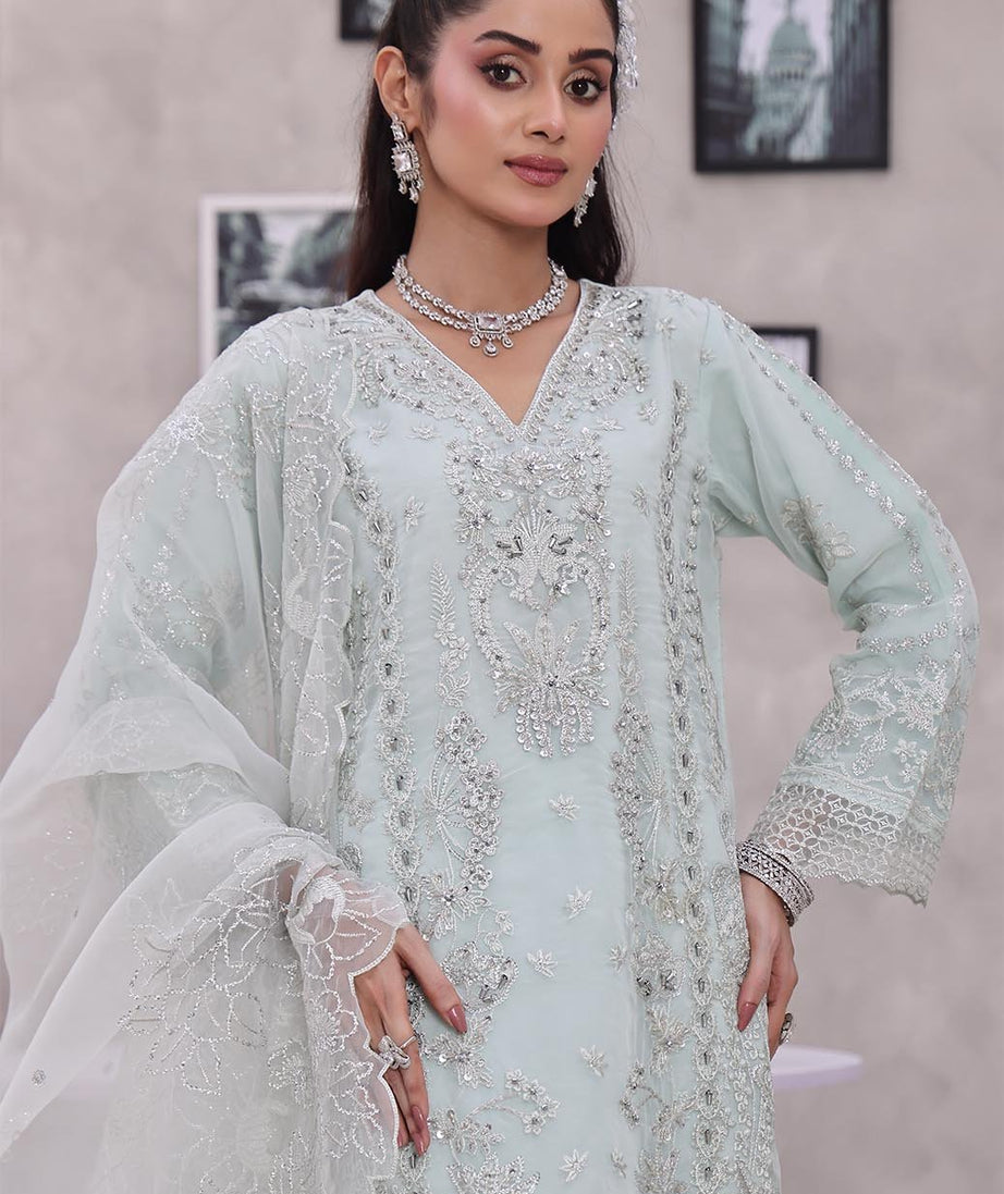 Mi Creation Sania L/Organza`25 D#1 (A Green)