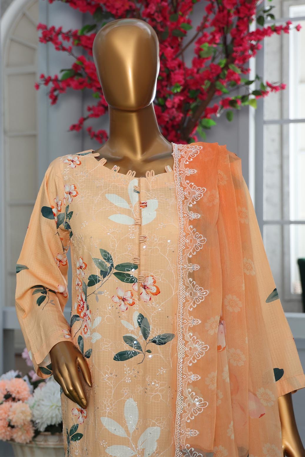 Mi Creation Diamond White`25 (Vol-2) (Peach)