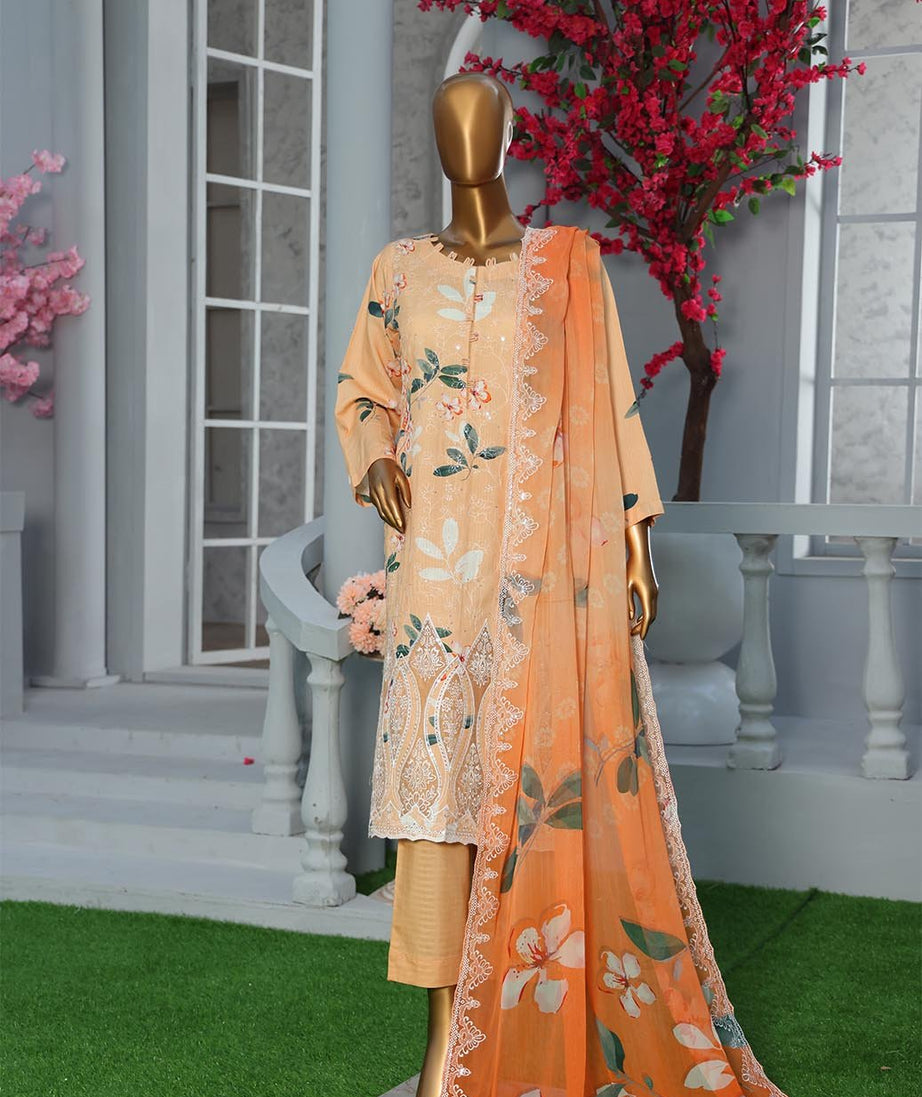 Mi Creation Diamond White`25 (Vol-2) (Peach)