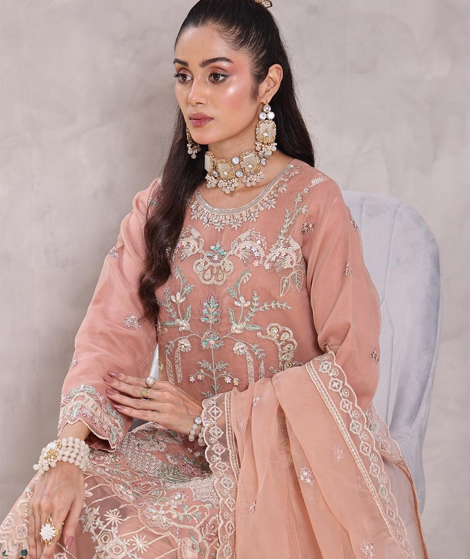 Mi Creation Sania L/Organza`25 D#1 (LT Pink)