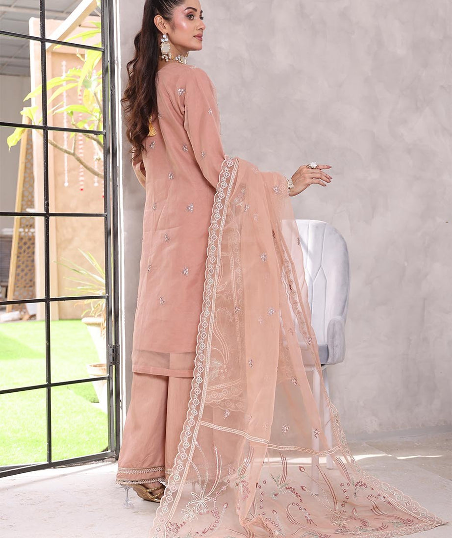 Mi Creation Sania L/Organza`25 D#1 (LT Pink)