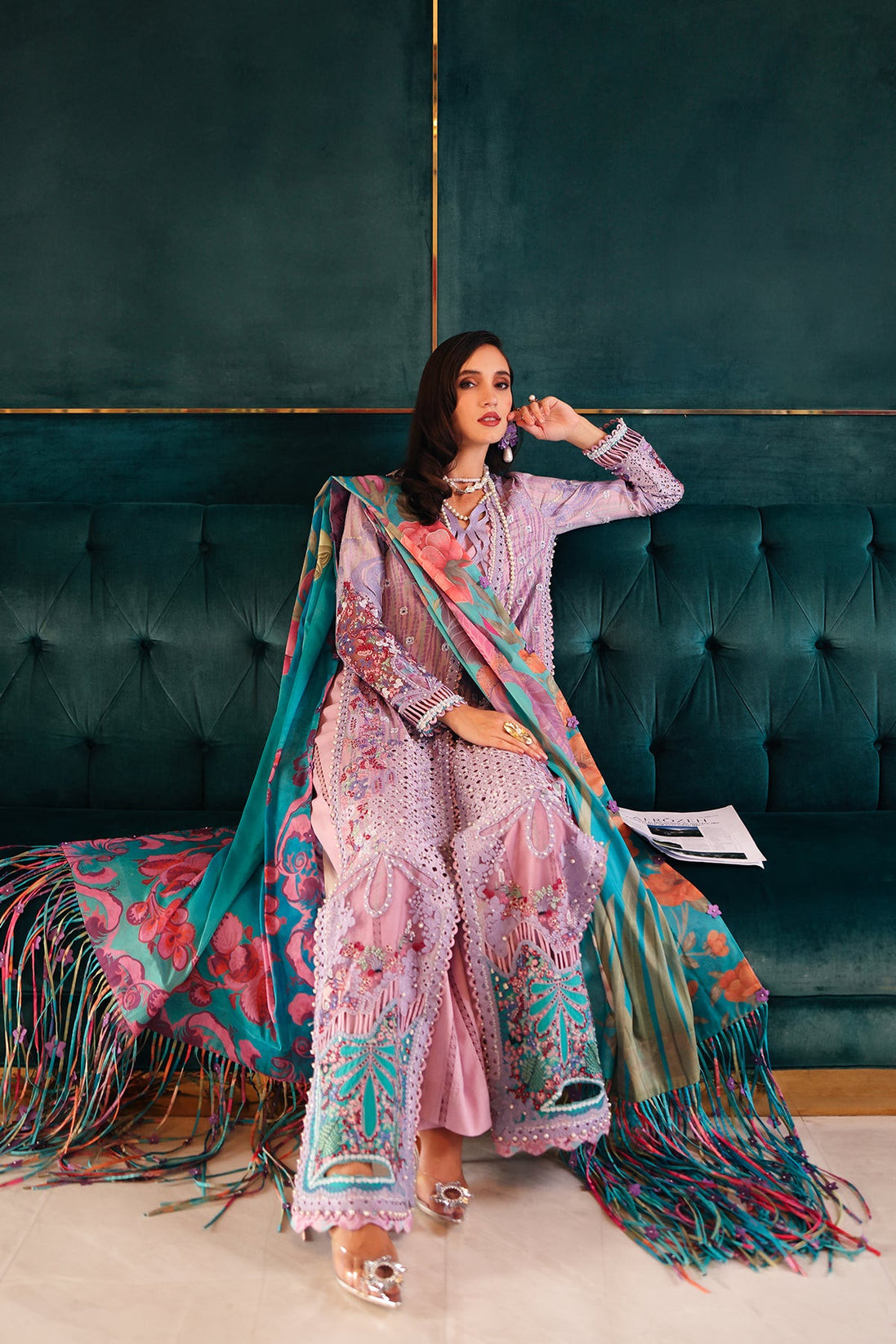 Afrozeh Lawn`25 AL#08 CHRYSA