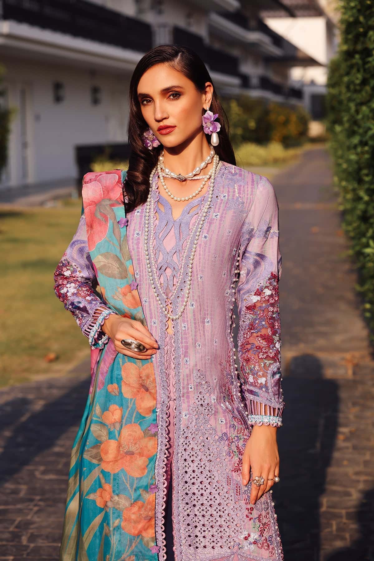 Afrozeh Lawn`25 AL#08 CHRYSA