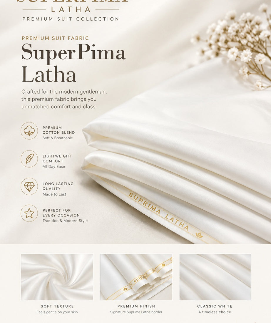 Super Pima Latha (White)