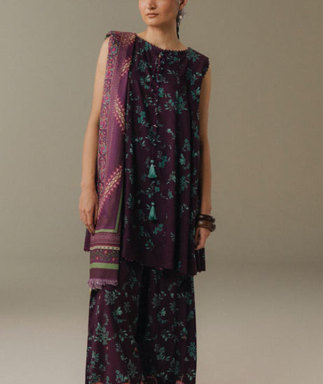 Coco By Zara Shahjahan Prints V-5`25 (D#2B)