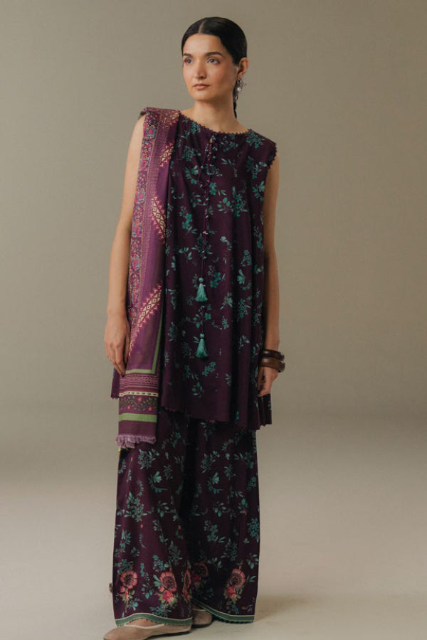 Coco By Zara Shahjahan Prints V-5`25 (D#2B)