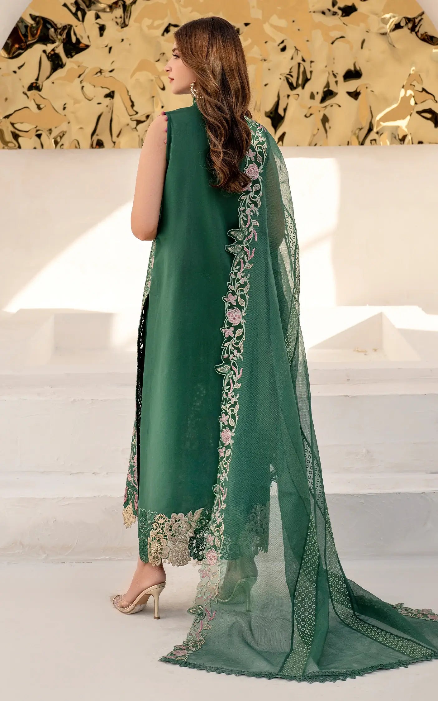 Asifa & Nabeel Azalia Luxury Lawn'25 Wild One (AZL25-06)