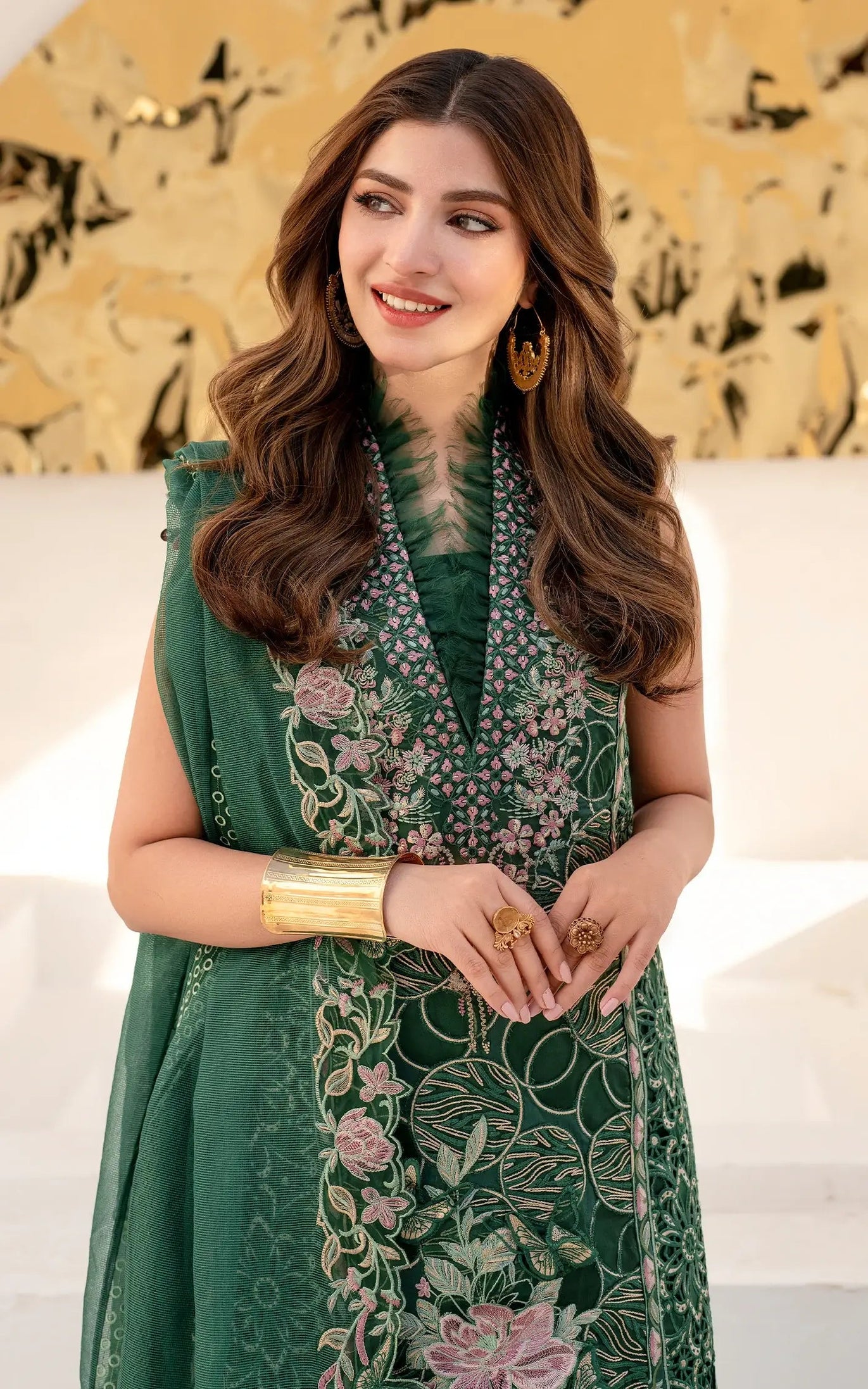 Asifa & Nabeel Azalia Luxury Lawn'25 Wild One (AZL25-06)