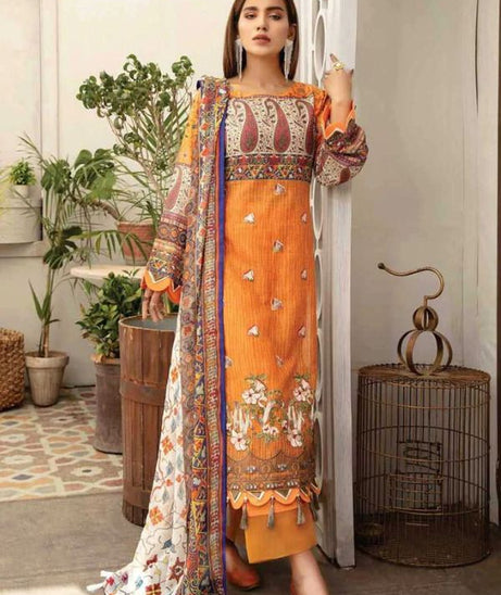 Hoor Embellished Emb Lawn`21 Vol-4 H#36