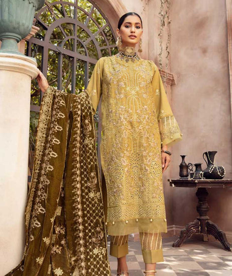 Shaista Dhanak Emb Velvet`21 D#794
