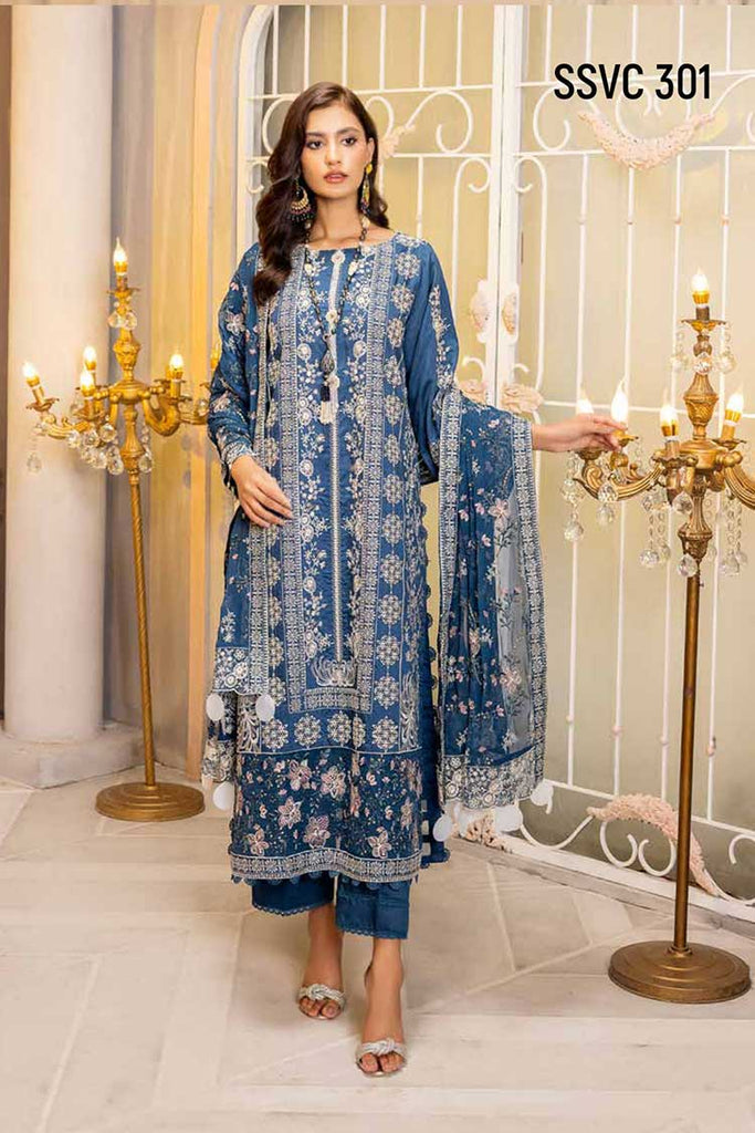 Shaista Embroidered Viscose`22 D#301