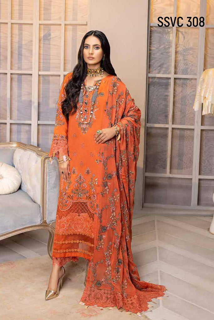 Shaista Embroidered Viscose`22 D#308
