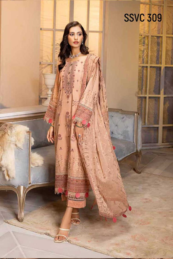 Shaista Embroidered Viscose`22 D#309