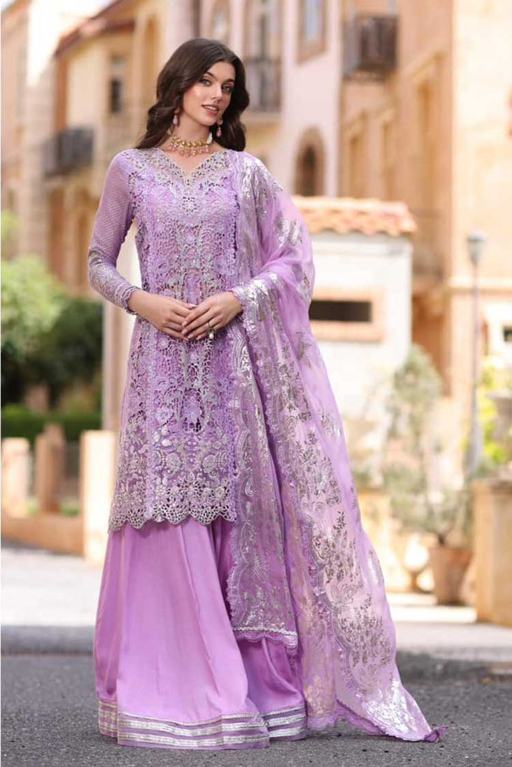 Noor Laserkari Schiffli Chiffon`23 D#06