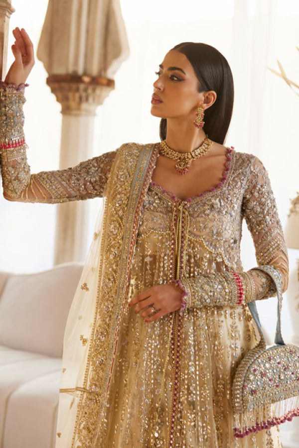 Zaha Gossamer Unstitched Wedding Festive`25 (D#06)