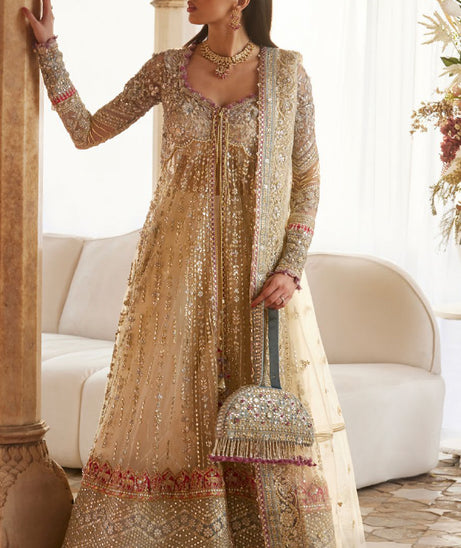 Zaha Gossamer Unstitched Wedding Festive`25 (D#06)