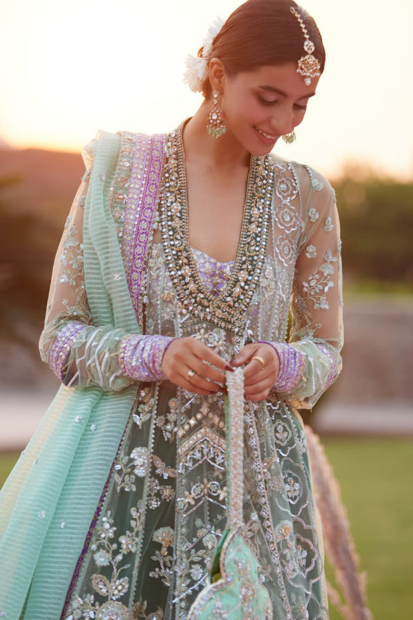 Zaha Gossamer Unstitched Wedding Festive`25 (D#03)