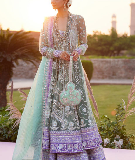 Zaha Gossamer Unstitched Wedding Festive`25 (D#03)