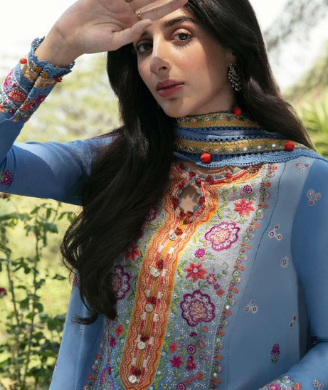 Zaha Festive Unstitched Lawn'22 ZF#07