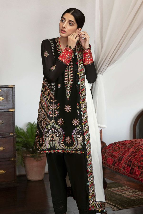 Zaha Festive Unstitched Lawn'22 ZF#08