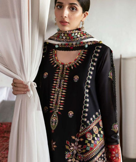 Zaha Festive Unstitched Lawn'22 ZF#08