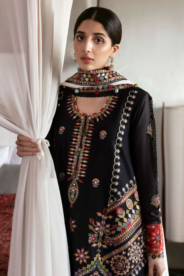 Zaha Festive Unstitched Lawn'22 ZF#08