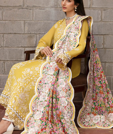 Zaha Festive Unstitched `23 FERESHTEH D#01