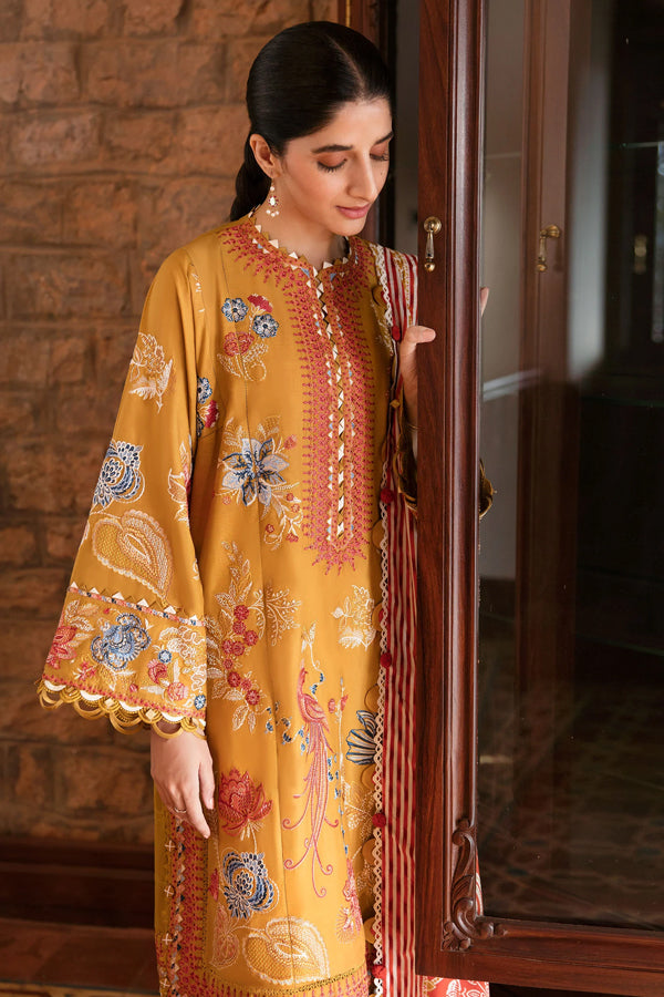 Zaha Festive Unstitched `23 DERIN D#02