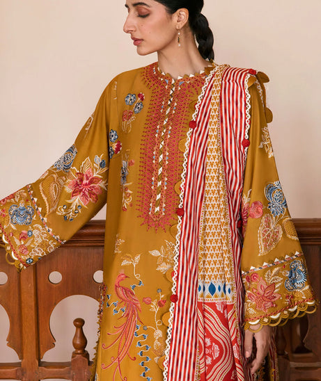 Zaha Festive Unstitched `23 DERIN D#02