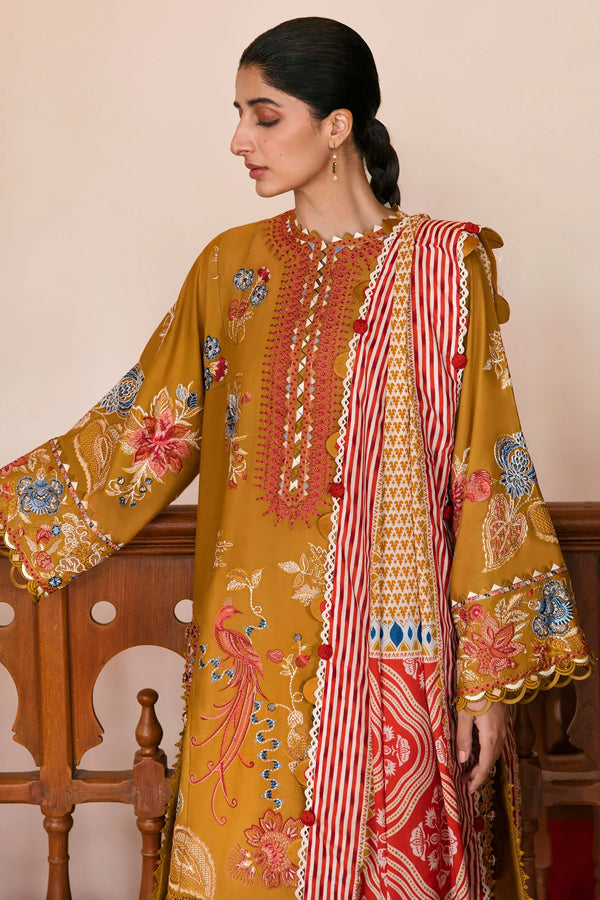 Zaha Festive Unstitched `23 DERIN D#02