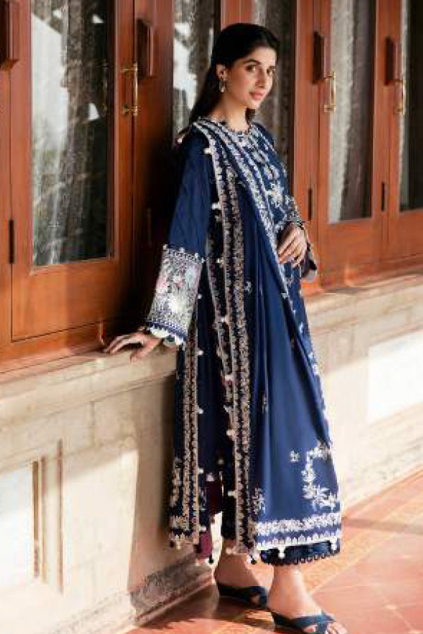 Zaha Festive Unstitched `23 SERRA D#03