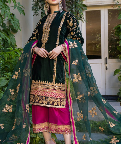Zainab Chottani Velvet Collection`22 D#2