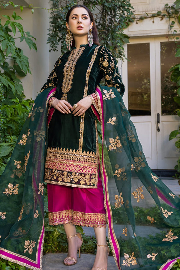 Zainab Chottani Velvet Collection`22 D#2