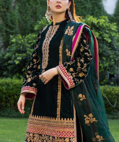 Zainab Chottani Velvet Collection`22 D#2