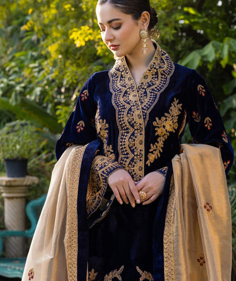 Zainab Chottani Velvet Collection`22 D#3