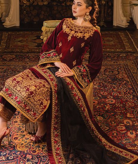 Zainab Chottani Velvet Collection`22 D#4
