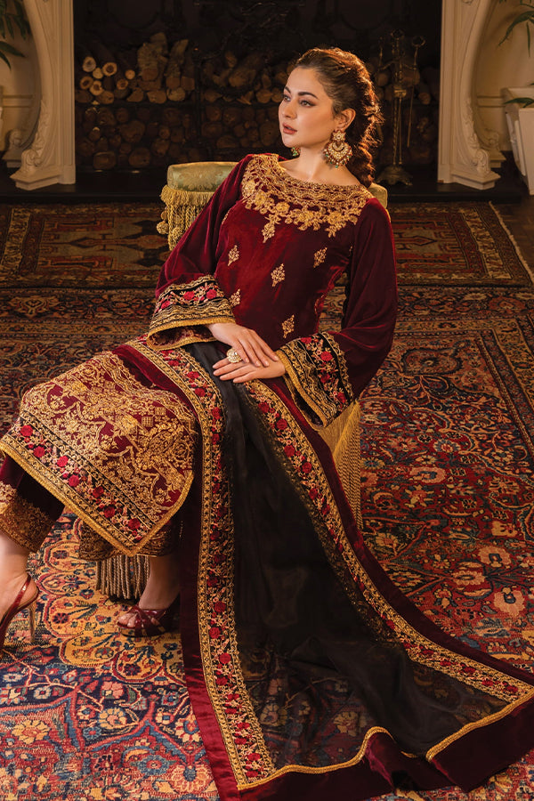 Zainab Chottani Velvet Collection`22 D#4