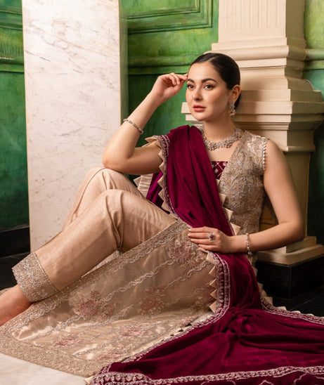 Zainab Chottani Velvet Collection`22 D#5