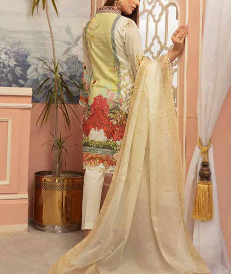 Shaista Zamin Emb B/Lawn`21 D#197