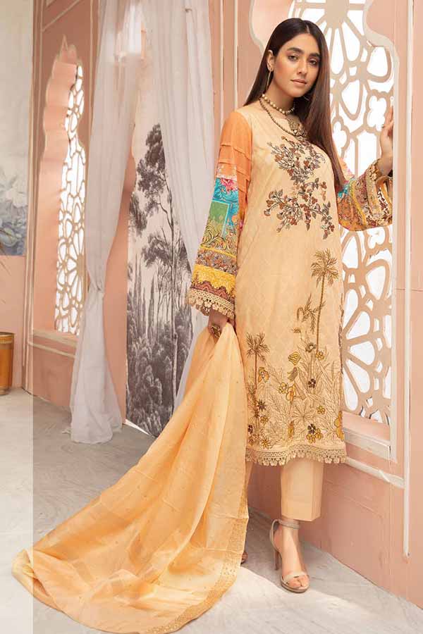 Shaista Zamin Emb B/Lawn`21 D#200