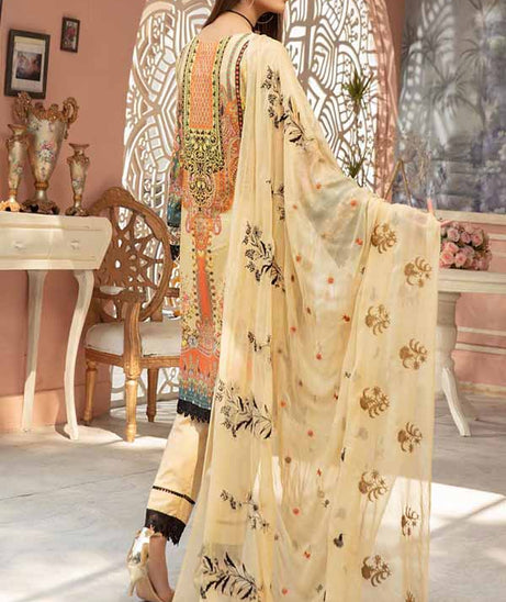 Shaista Zamin Emb B/Lawn`21 D#203