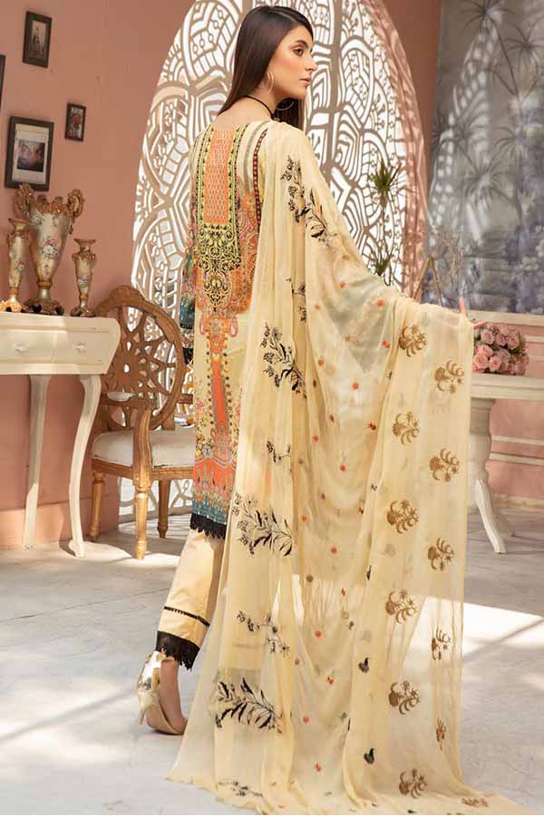 Shaista Zamin Emb B/Lawn`21 D#203