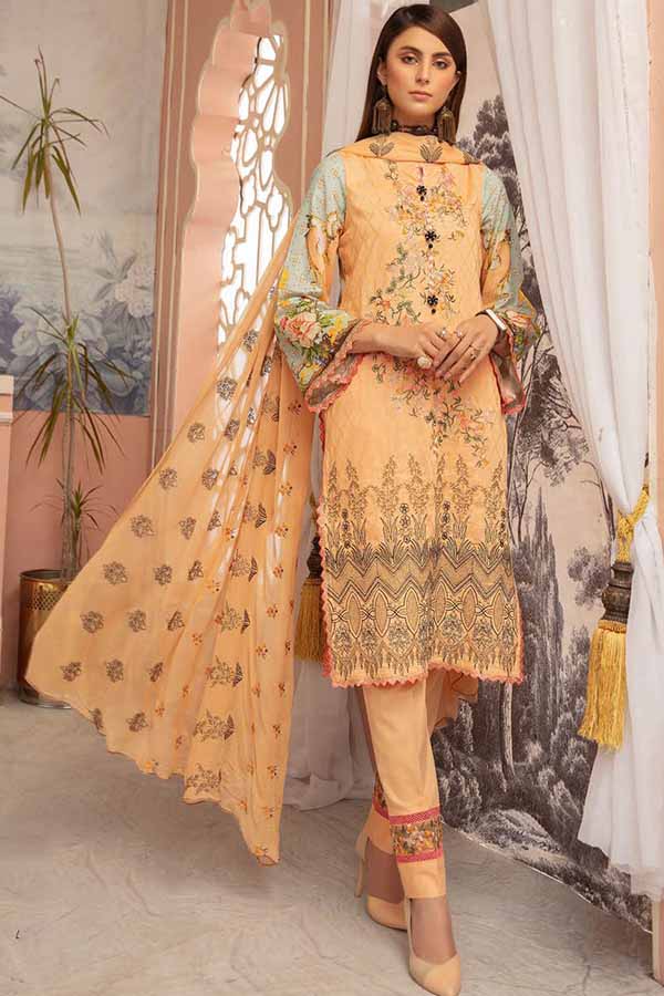 Shaista Zamin Emb B/Lawn`21 D#206