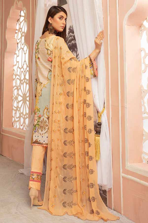 Shaista Zamin Emb B/Lawn`21 D#206