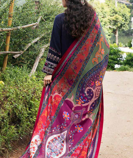 Zara Shahjahan Winter Shawl'22 (MEHRNAZ)