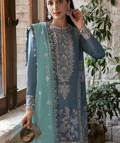 Zaha Festive Unstitched Lawn'22 ZF#01