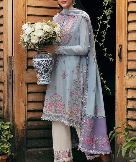 Zaha Festive Unstitched Lawn'22 ZF#03