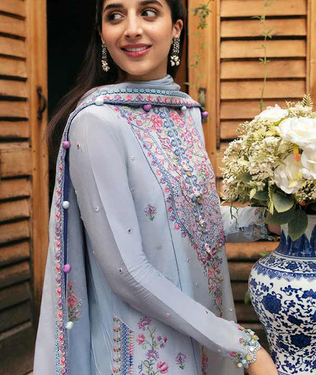 Zaha Festive Unstitched Lawn'22 ZF#03