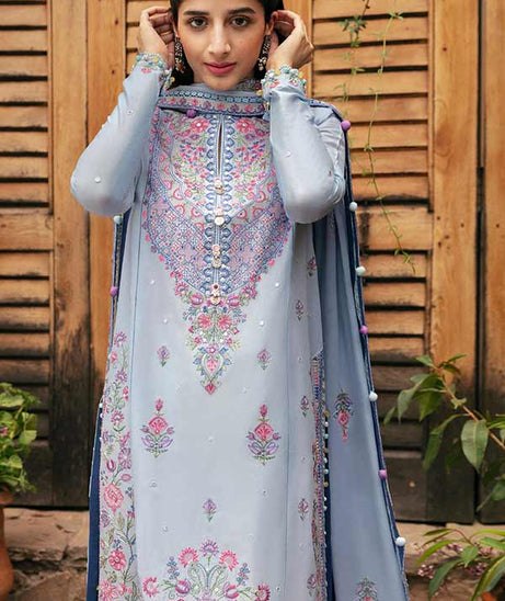 Zaha Festive Unstitched Lawn'22 ZF#03