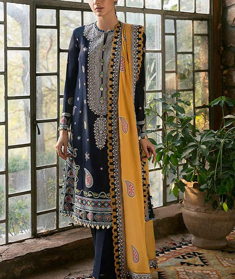 Zaha Festive Unstitched Lawn'22 ZF#04